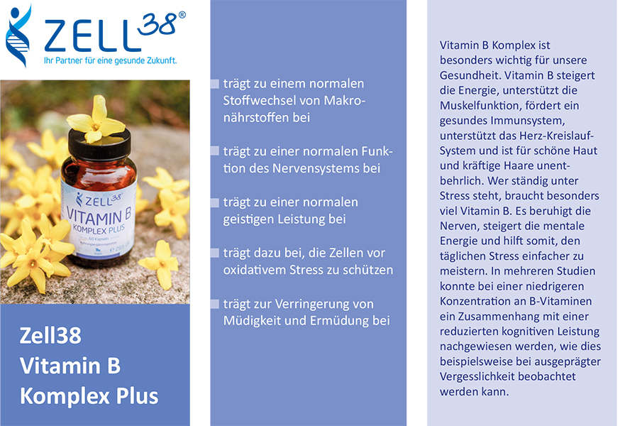 Zell38 Vitamin B Komplex plus